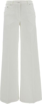 True Royal High-Waisted Wide-Leg Pants with Minimalist Design