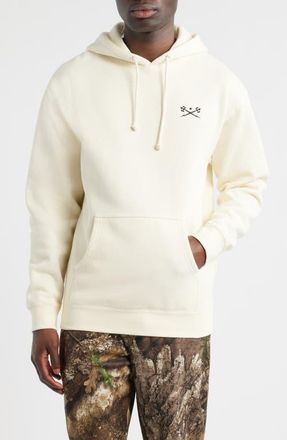 Dark Seas Go-To V2 Fleece Graphic Hoodie in Bone at Nordstrom, Size Xx-Large