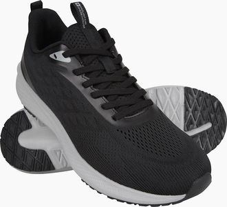 Mountain Warehouse Mens Mountain Warehouse Mens Nimble Lightweight Active Trainers - Black - Size: 12