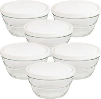 10 Strawberry Street Set Of 6 Lambada Serve & Store Bowls, Large