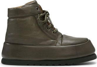 Marsèll 80mm Bombo boots - men - Leather/Rubber/Leather - 40 - Green