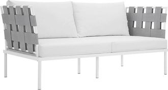 ModWay Discontinued Modway Outdoor Harmony Outdoor Patio Aluminum Loveseat