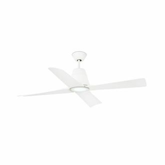 Faro Barcelona Ventilador con luz abs PVC y sint&eacute;tico 127cm