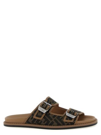 Fendi Fendi Feel Sandals Brown