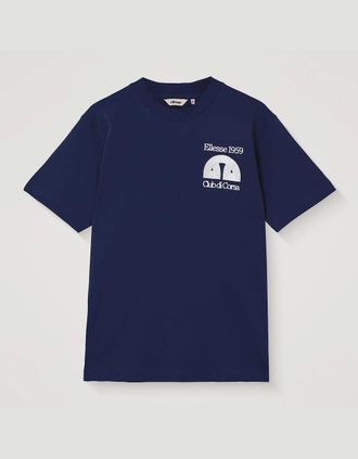 Ellesse Mens Club Di Corsa Tee - Navy - Size: 38
