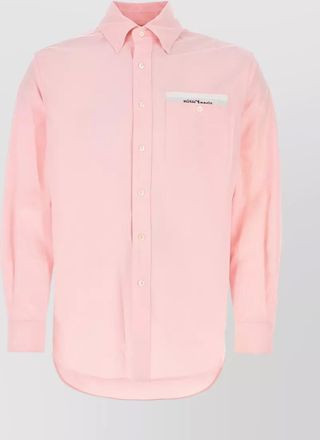 Palm Angels cotton regular-fit long-sleeve shirt