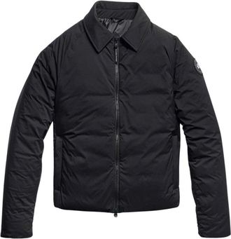 Canada Goose Lodge Track Jacket - Heren - Winterjassen - Zwart - XL - Nylon - Jassen