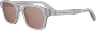 Dior CD ICON S4F Bordeaux Gradient Square Mens Sunglasses DM40172F 20T 53