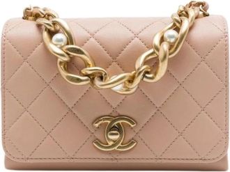 Chanel Borsa a mano Pre-owned trapuntata - - Pre-owned - Donna - Beige - ONE SIZE