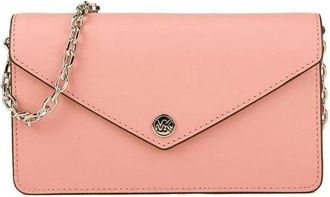 Michael Kors Tassen, Dames, Roze, ONE Size, Leer, Kleine Saffiano Leren Envelope Crossbody Tas