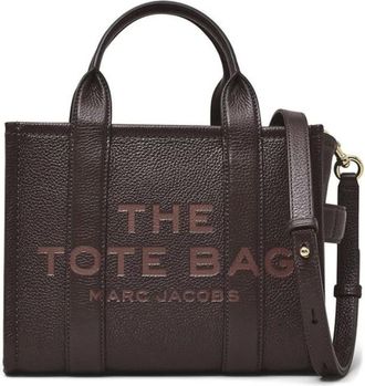 Marc Jacobs Leather Small Tote Bag - female - Marc Jacobs - Shopping Bags - Brown - ONE SIZE - Bags
