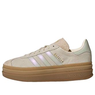 adidas (WMNS) adidas Gazelle Bold Gray One Cream White Cream White IH6782