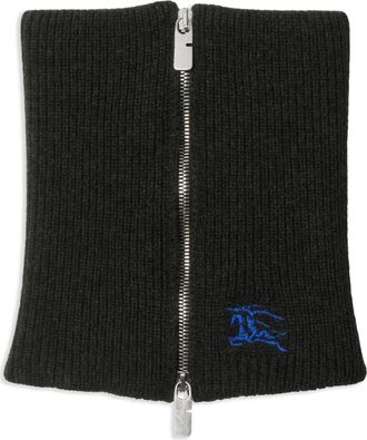 Burberry EDK-embroidered collar - unisex - Cashmere - OS - Grey