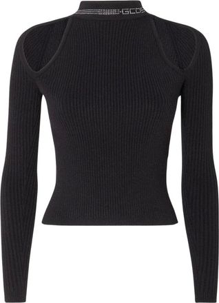 GCDS Gcds, Dames, Truien, Zwart, Maat: S Viscose