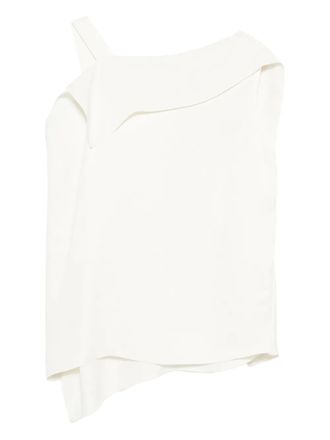 Christian Wijnants Top asimmetrico - Toni neutri