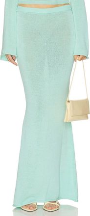 SER.O.YA Kora Knit Maxi Skirt In Spearmint