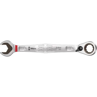 Wera Joker Switch Llaves Combinadas Con Carraca, Palanca De Inversi&oacute;n De Giro, 17 X 225 Mm
