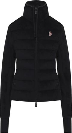 Moncler Grenoble Rits-Up Vest - Dames - Zomerjassen - Zwart - S - Leer - Jassen