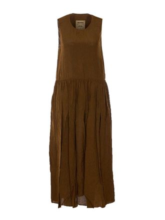 Uma Wang Mustard Ardal Dress sleeveless