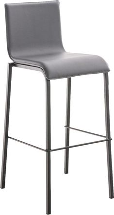 Clp Clp - Taburete Avola Con Base De Metal Negro Gris