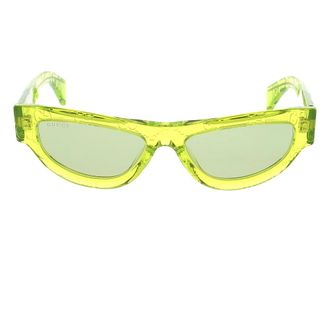 Gucci Zonnebrillen - unisex - Zonnebrillen - Groen - ONE Size - Accessoires