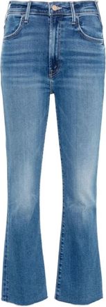 Mother Enkel Fray Denim Jeans - Dames - Bootcut Jeans - Blauw - W29 - Denim - Jeans