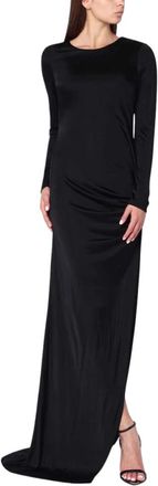Giuseppe Di Morabito Lange Jurk met Broche Detail - Dames - Avondkleed - Zwart - S - Kleedjes