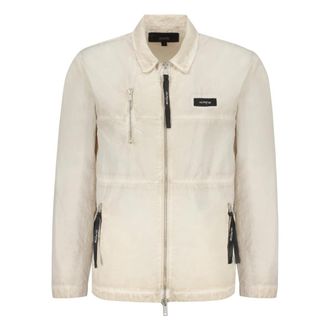 ISO.POETISM Techno Fabric Jacket - Heren - Zomerjassen - Beige - L - Katoen - Jassen
