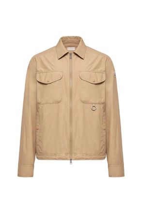 Moncler ZIP POCKET SHIRT Size: M, colour: BEIGE