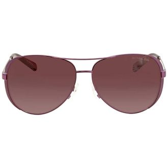 Michael Kors Chelsea Burgundy Gradient Pilot Ladies Sunglasses MK5004 11588H 59