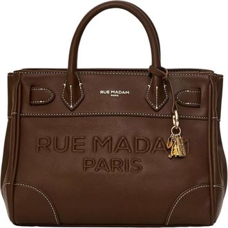 Rue Madam La Maison Mini Tote - Dames - Shoppers - Bruin - ONE Size - Katoen - Tassen