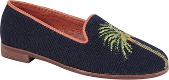 By Paige BY PAIGE Needlepoint Palm Tree Flat in Navy at Nordstrom, Size 10.5