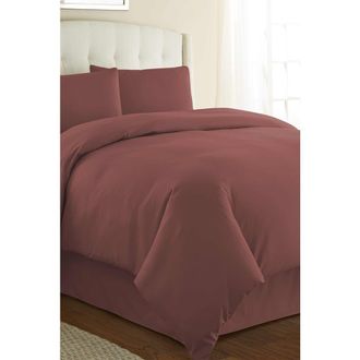 Southshore Fine Linens Vilano Springs Duvet Cover Set in Marsala at Nordstrom Rack, Size Full/queen