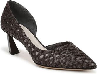 Franco Sarto Tawny Pointed Toe Half dOrsay Pump in Espresso at Nordstrom, Size 9.5