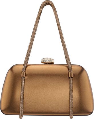 Nina Camara Frame Clutch in Bronze at Nordstrom
