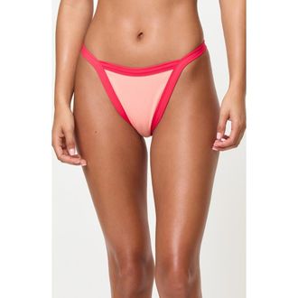 L*Space Mackenzie Full Bikini Bottoms in Freshsqueeze/pout at Nordstrom, Size X-Large