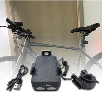 Trade Shop Trade Shop - Luz Frontal De La Antorcha Para La Bicicleta De Bicicleta Con Ipx6 T-9293 Bell Incorporado