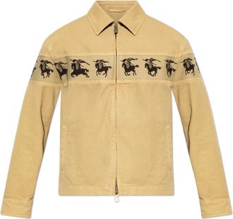 Burberry Tanners Jacket - Heren - Zomerjassen - Beige - XL - Katoen - Jassen