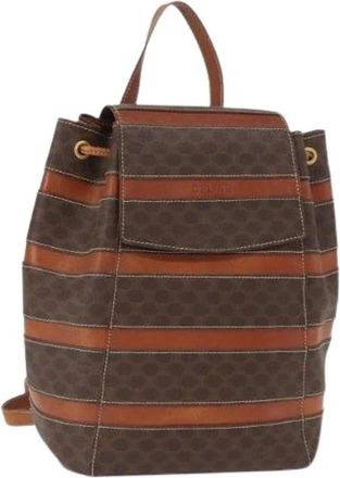 Celine Pre-owned Vintage Rugzak - Dames - Vintage Rugzakken - Bruin - ONE Size - Vintage