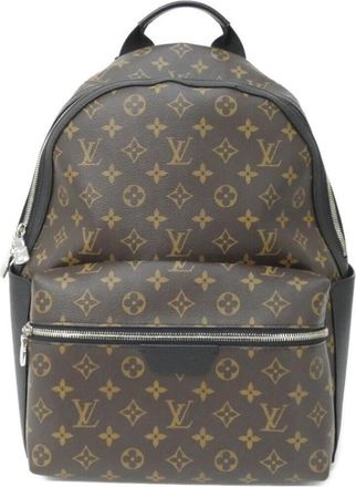 Louis Vuitton Marron Coated Canvas Backpack (Pre-Owned)
