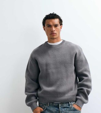 Weekday maglione grigio scuro in esclusiva per ASOS