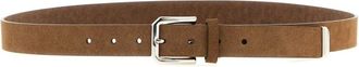 Brunello Cucinelli Heren, Accessoires, Bruin, Maat: 110 CM Leer