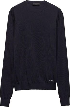 Prada Crew-neck Silk Jumper