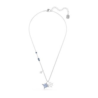 Swarovski Symbolica Kristallen Ketting in Blauw - Dames - Accessoires - Grijs - Maat: ONE Size