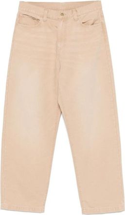 Carhartt Work in Progress Wijde Pijp Broek Lente Zomer - Heren - Regular Fit Jeans - Beige - W33 - Jeans