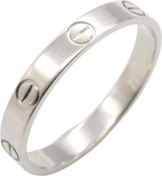 Cartier White Gold White Gold (18K) Band Ring (Pre-Owned)