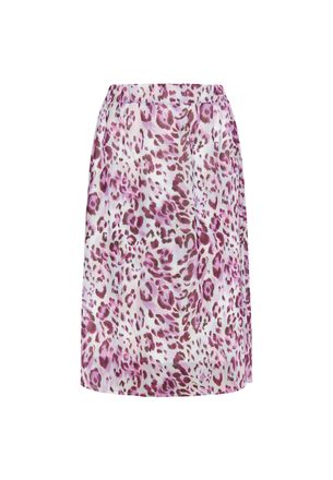 Faina Rok met luipaardprint Dames Lila veelkleurig