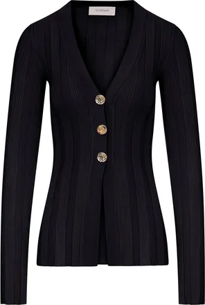 Sportmax SLIM RIBBED VISCOSE CARDIGAN - Sportmax - Woman