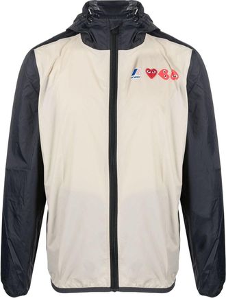 Comme Des Garçons lightweight hooded jacket - unisex - Polyamide - L - Neutrals