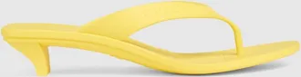 Gucci Womens Vittoria Thong, Yellow, Rubber